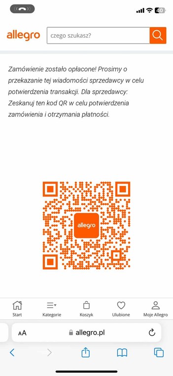 Przykład wykorzystania kodu QR przez oszustów