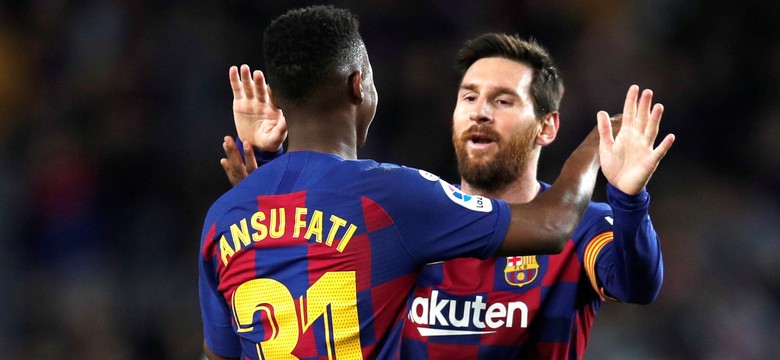 Liga hiszpańska: Messi podawał, Fati strzelał [WIDEO]