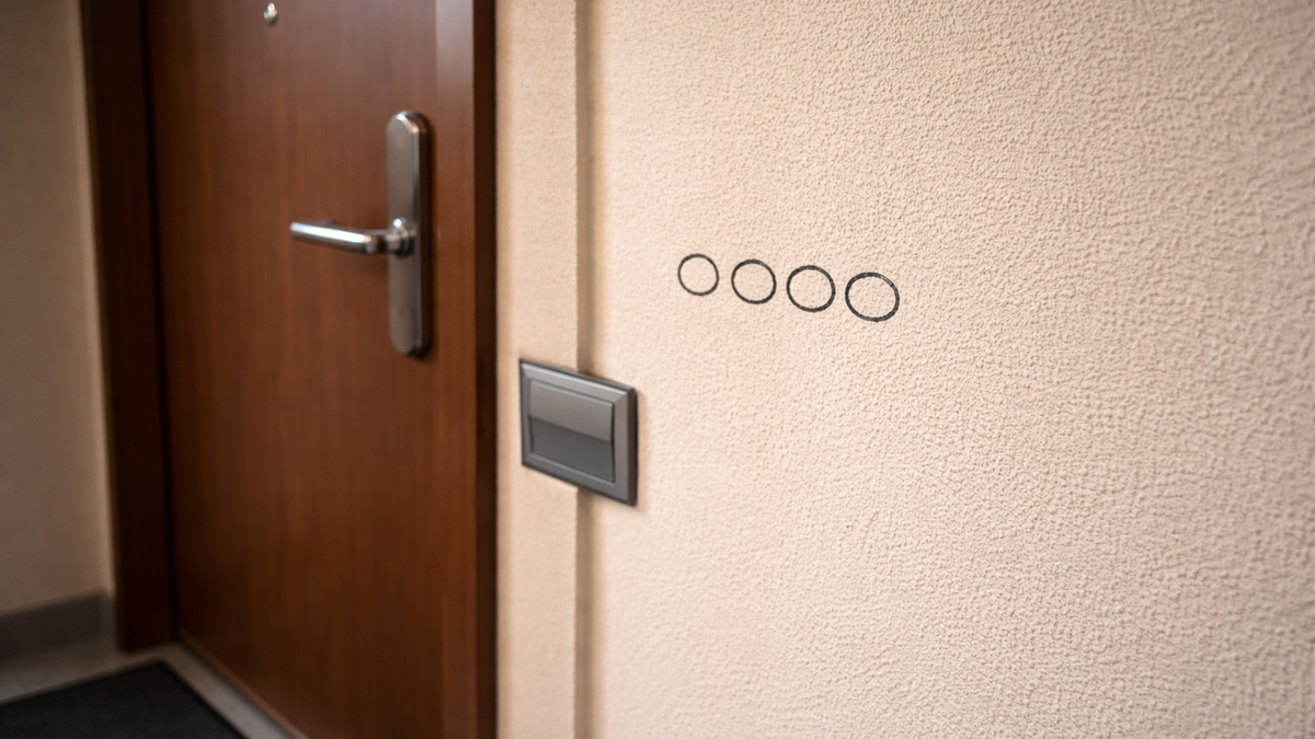 Ako vidite nacrtane krugove pored ulaznih vrata vašeg stana, vi ste na meti lopova