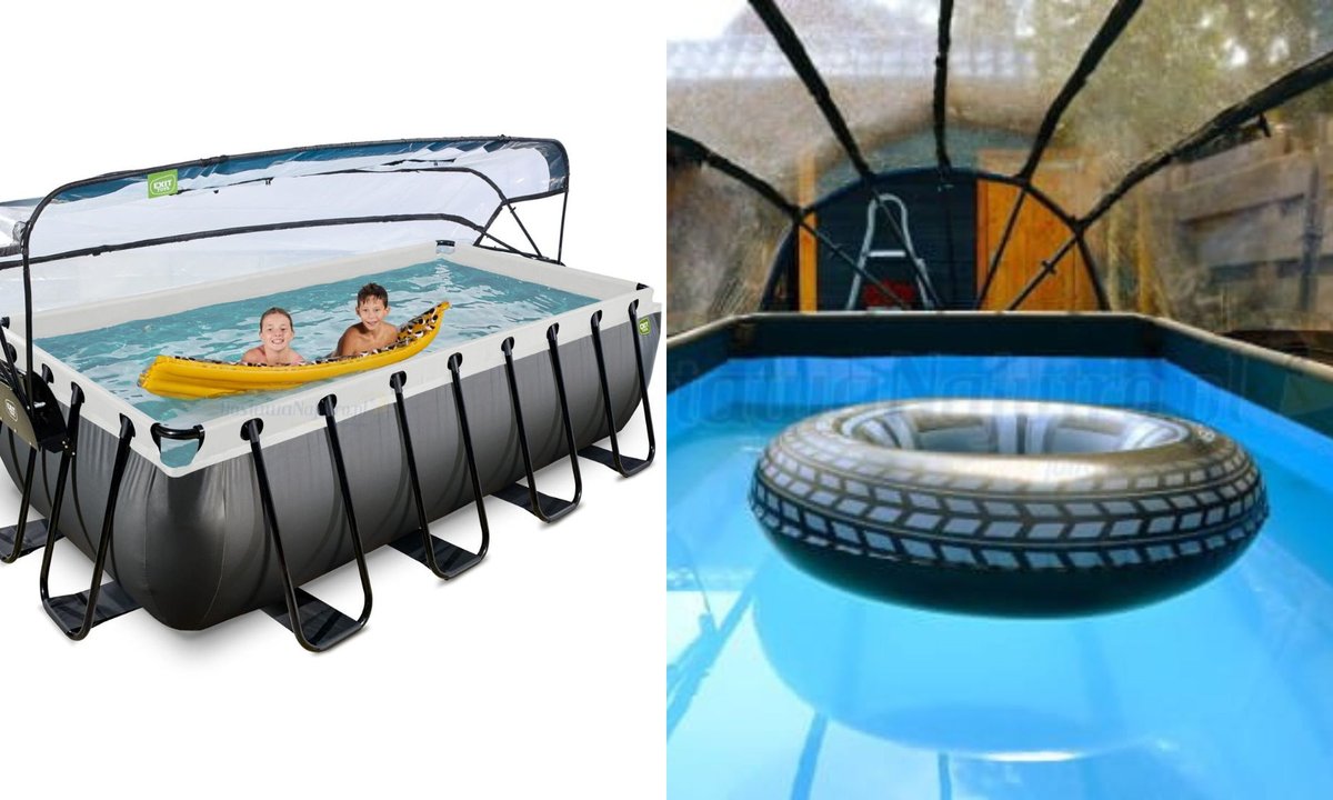 Ten basen z rozkładanym dachem podbija polskie ogrody — pozwala kąpać się przez całe lato. choćby gdy pada