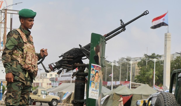 Vojnik STC u Adenu, Jemen, 31. decembra