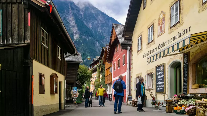Hallstatt jest uznawane za najpiękniejsze miasteczko w Austrii