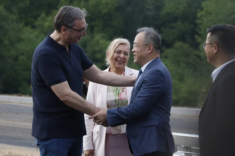 Golubac Aleksandar Vučić radovi na izgradnji Dunavskog koridora