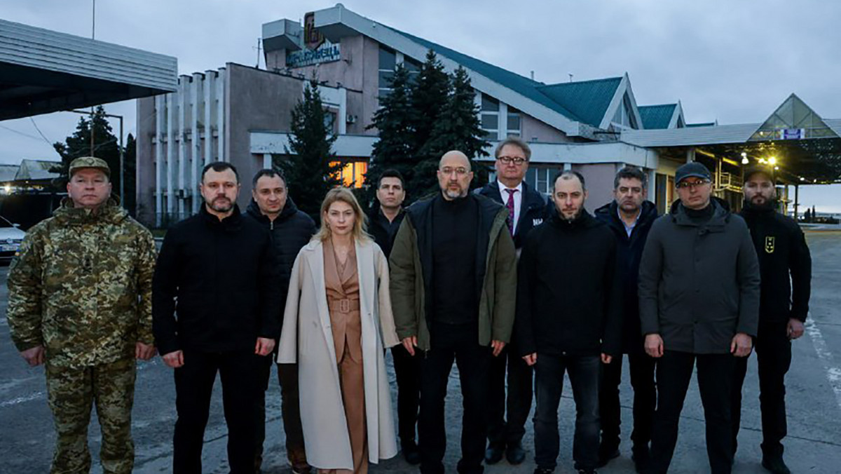 Delegacja z Kijowa na granicy. Denys Szmyhal uderzył w Donalda Tuska