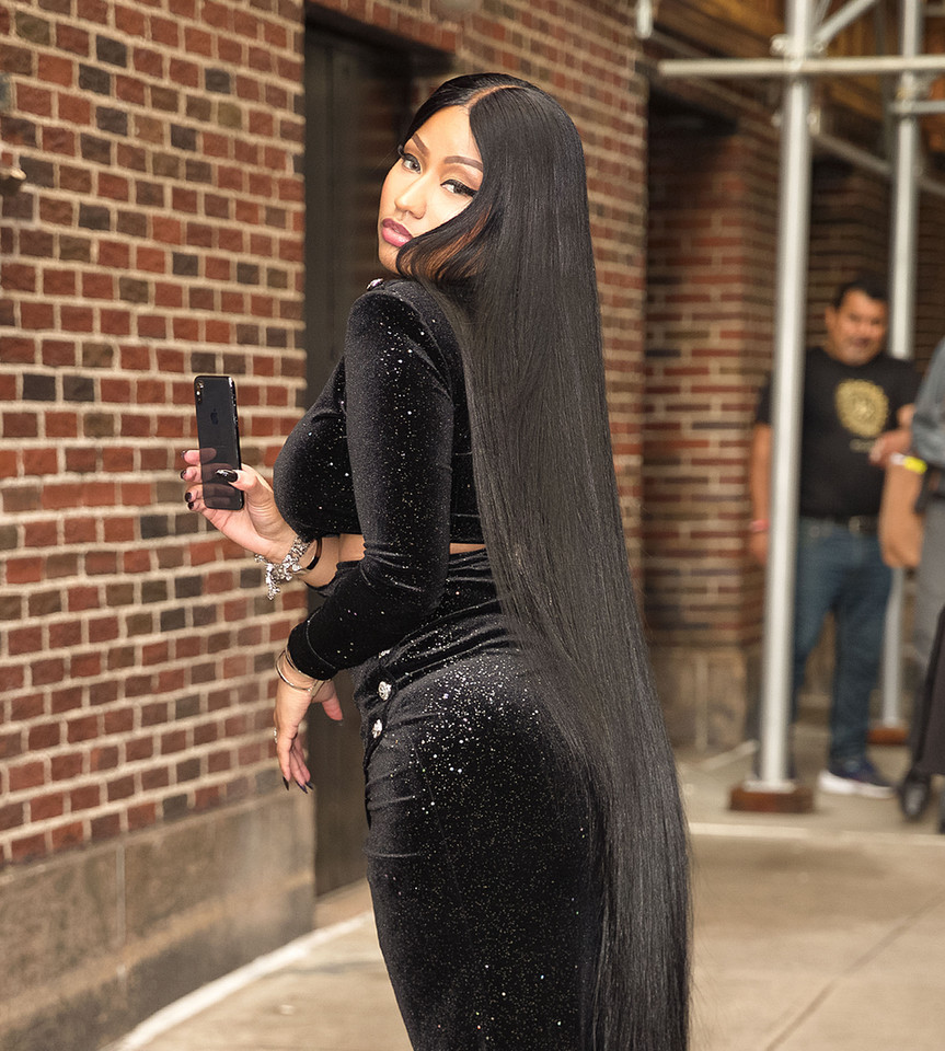 Nicki Minaj w obcisłej kreacji w Nowym Jorku