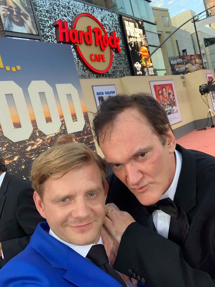 Rafał Zawierucha i Quentin Tarantino