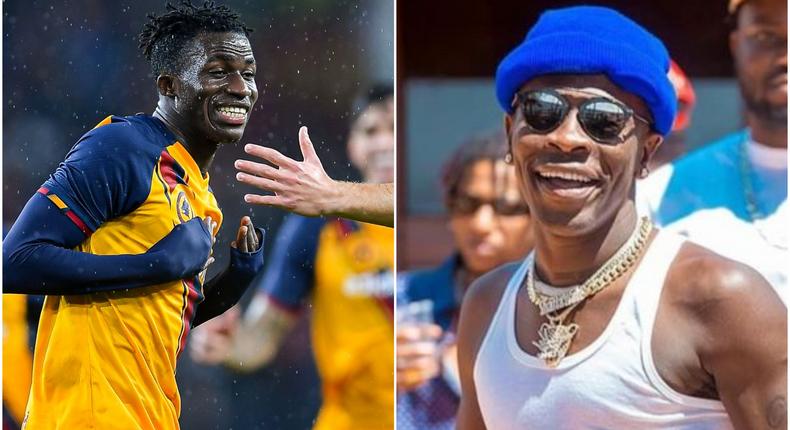 Watch: Afena-Gyan shows up for AS Roma presentation with Shatta Wale's 'On God'