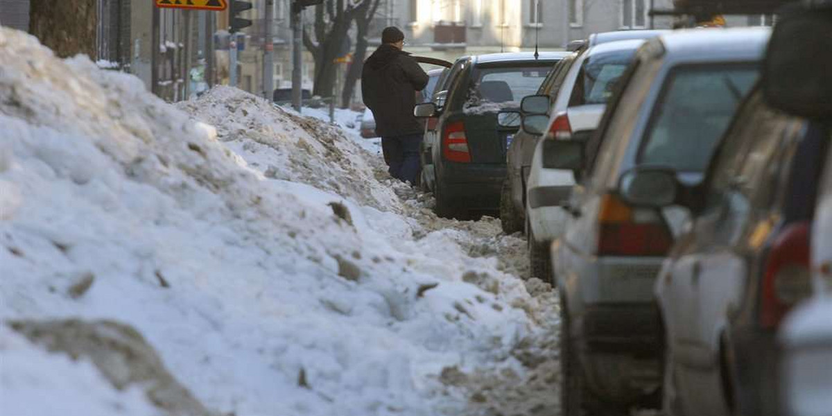 Brak odśnieżania w łodzi