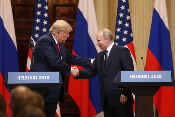 Spotkanie Donalda Trumpa i Władimira Putina w Helsinkach. 16.07.2018 Finlandia