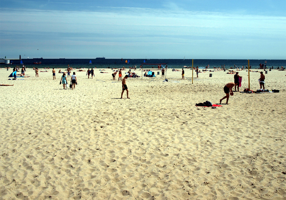 Najszersze plaże Polski - Gdynia