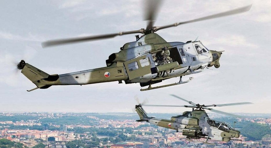 W służbie Armia Republiki Czeskiej znajdzie się łącznie 10 śmigłowców szturmowych Bell AH-1Z Viper i 10 transportowych Bell UH-1Y.