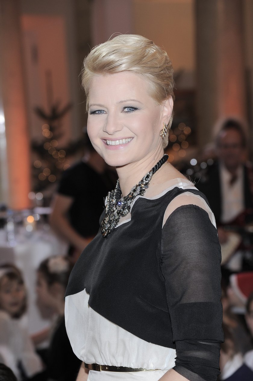 Małgorzata Kożuchowska w grudniu 2014 roku