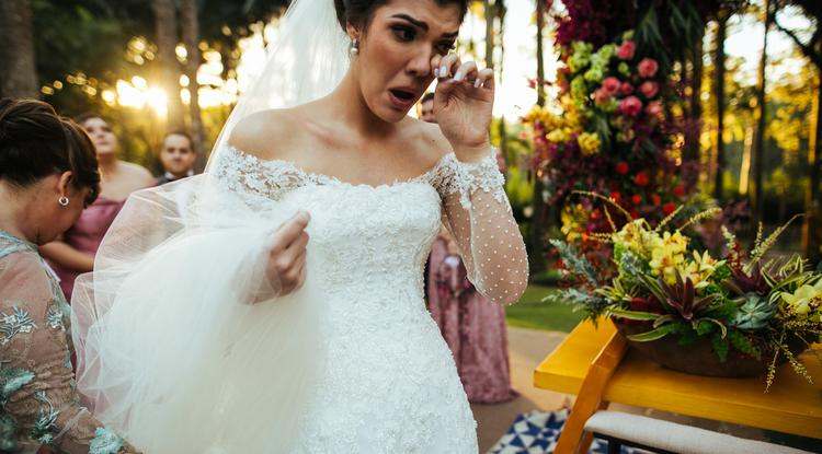 Sírva rohant el a menyasszony az esküvőről Fotó: Getty Images