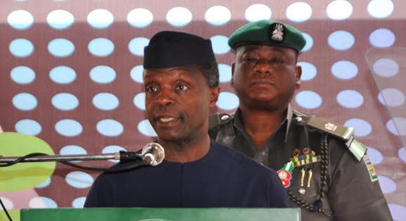 Vice President Yemi Osinbajo at the Digital Switch Over in Abuja