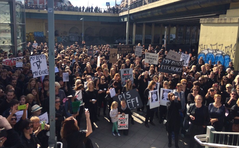 Protest na ulicach Berlina