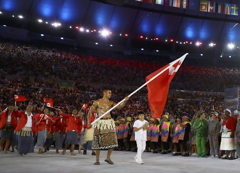 Rio 2016: Pita Taufatofua, chorąży z Tonga, dostaje propozycje matrymonialne