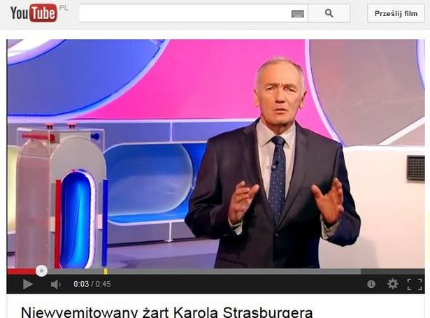 Strasburger ciągle w formie. Nowy suchar podbija Internet