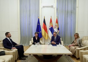 Anke Konrad i Aleksandar Vučić