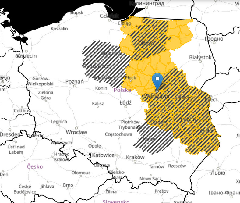 Ostrzeżenia IMGW dla kilku województw - 0510