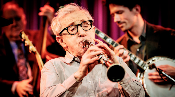 Woody Allen fellépése New Orleans Jazz Bandjével a milánói Blue Note klubban 2023. szeptember 7-én / Fotó: Getty Images