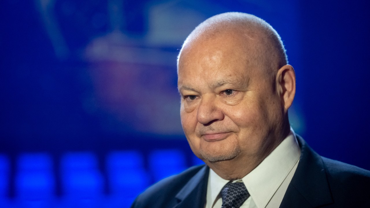 Press conference of NBP politician  Adam Glapiński