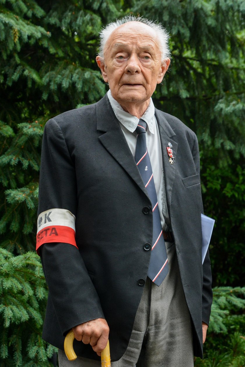 Eugeniusz Tyrajski (91 l.) ps. „Sęk”, wiceprezes Związku Powstańców Warszawskich