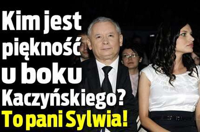Kim jest piękność u boku Kaczyńskiego? To pani Sylwia!