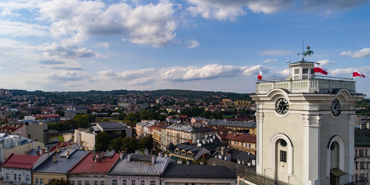 Przemyśl, panorama miasta.