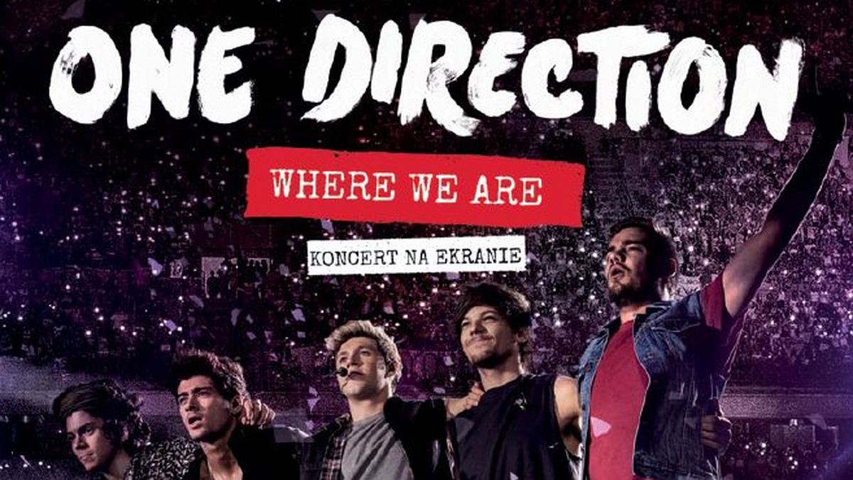 One Direction już niedługo pojawi się w Cinema City. Utalentowana grupa na tylko dwóch seansach 11 i 12 października wystąpi w specjalnym filmie z trasy koncertowej "One Direction: Where We Are", a fani młodzieńców z Wielkiej Brytanii na wielkim ekranie zobaczą wykonanie takich hitów jak "What Makes You Beautiful" czy "Live While We're Young".