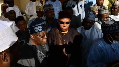 President-elect, Bola Ahmed Tinubu, and VP-elect Kashim Shettima. [Twitter/@Arewa_Source]