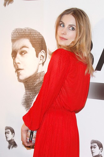 Katarzyna Zawadzka na premierze filmu 'Baczyński'