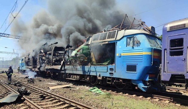 Ruski napad na voz u Zaporožju