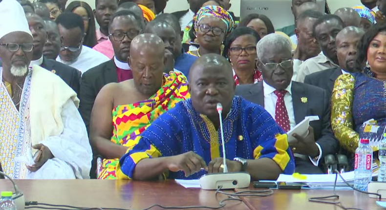 Alexander Akwasi Acquah at Parliament's Appointment Committee
