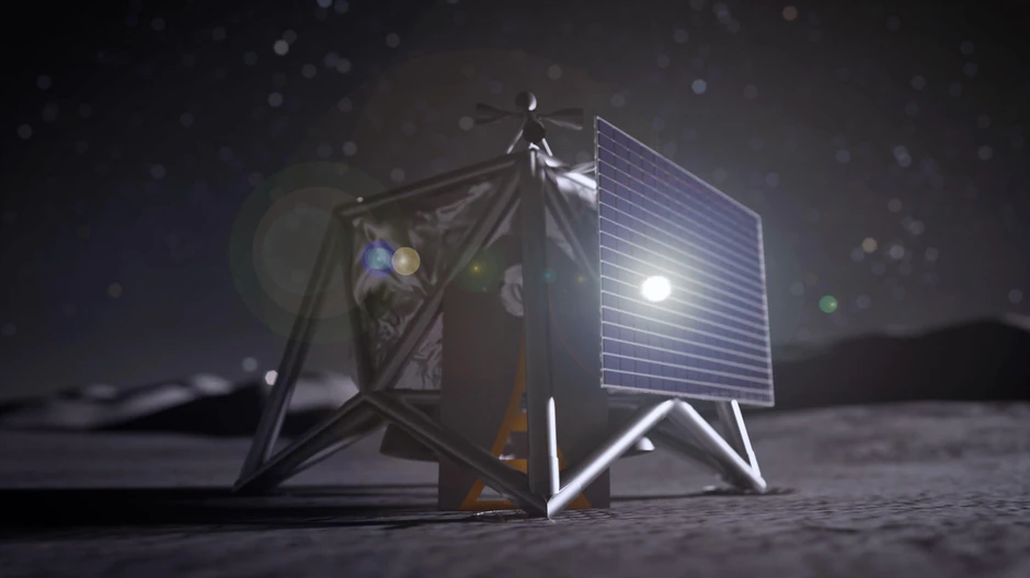 Crtež drona iz NASA-inog programa MoonFall koji će istraživati južni pol Meseca | Foto: NASA