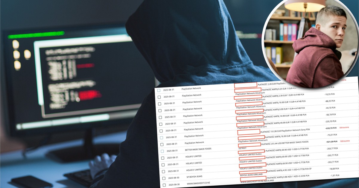 Tak ogołocili jego synowi konto bankowe. W jedną noc zakupy w Tokio, Dublinie i Detroit