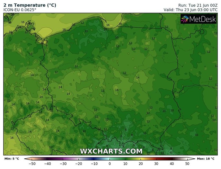 Temperatura będzie jeszcze niezbyt wysoka