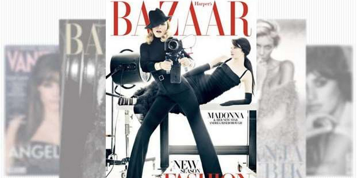 Madonna, Andrea Riseborough - Harper's Bazaar