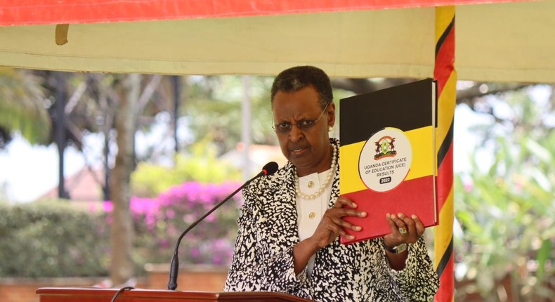 The education minister, Janet Museveni