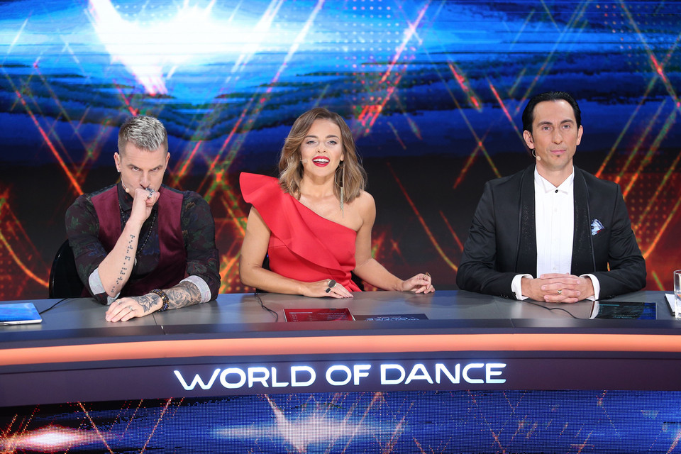 Edyta Herbuś na planie programu "World of Dance Polska"