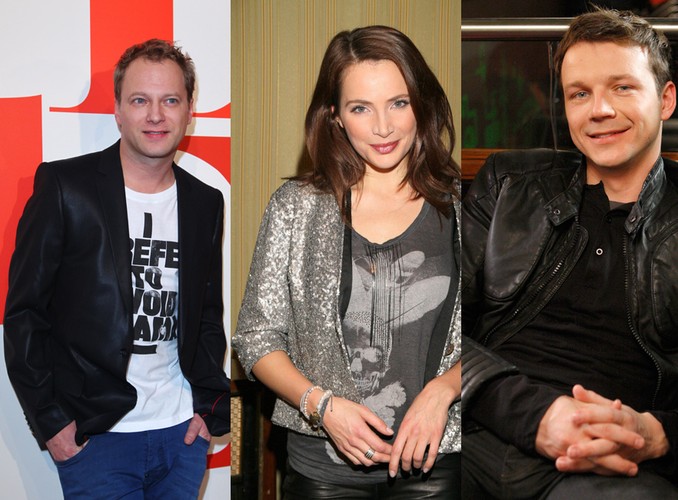 Maciek Stuhr (36 lat), Lesław Żurek (32 lata) i Anna Dereszowska (30 lat)