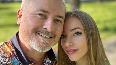 Herec Peter Batthyány s expriateľkou Petrou.