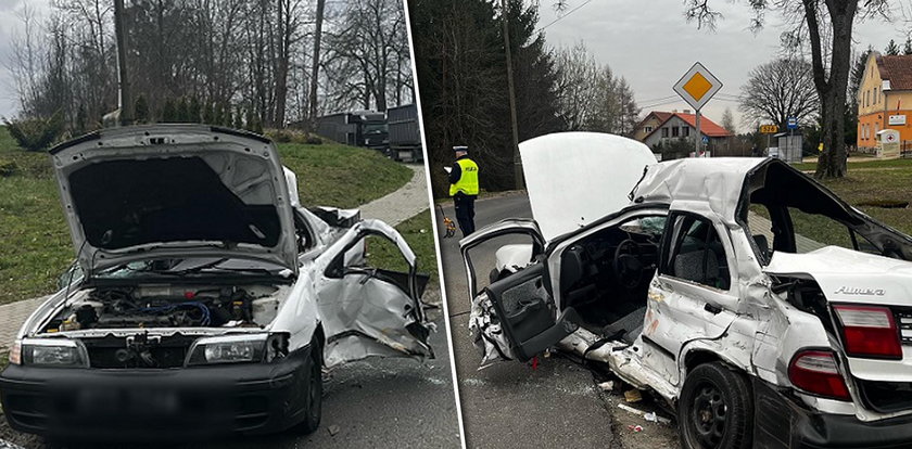 Godzinę walczyli o życie 19-letniego Kuby. Młody kierowca zginął w koszmarnym wypadku