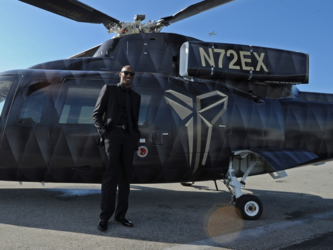 The helicopter that carried Kobe Bryant and 8 others before crashing on