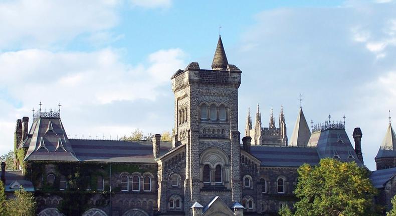 The University of Toronto is among those in the top 50.