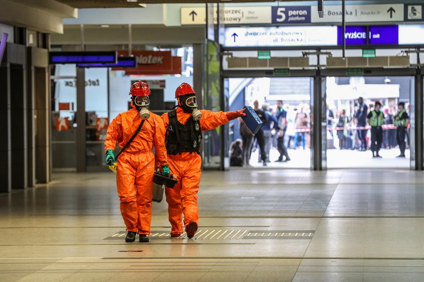 Ćwiczenia antyterrorystyczne na Dworcu Głównym w Krakowie