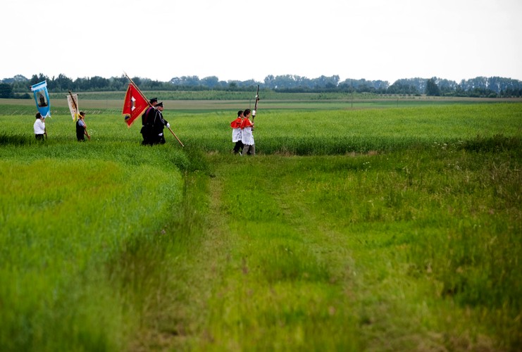 Procesja Bożego Ciała w Parafii Św. Marcina z Tours w miejscowości Górale