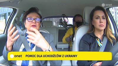 Wojna w Ukrainie. Machińska: Tysiąc ludzi wysiada z pociągu. Jak ich ostrzec przed handlem ludźmi? 