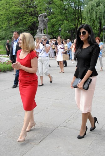 Małgorzata Tusk i Księżna Ameerah Bint Aidan Bin Nayef Al-Taweel