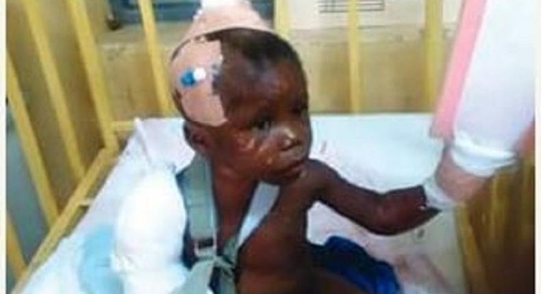 The brutalised boy, Iyanu Olarenwaju