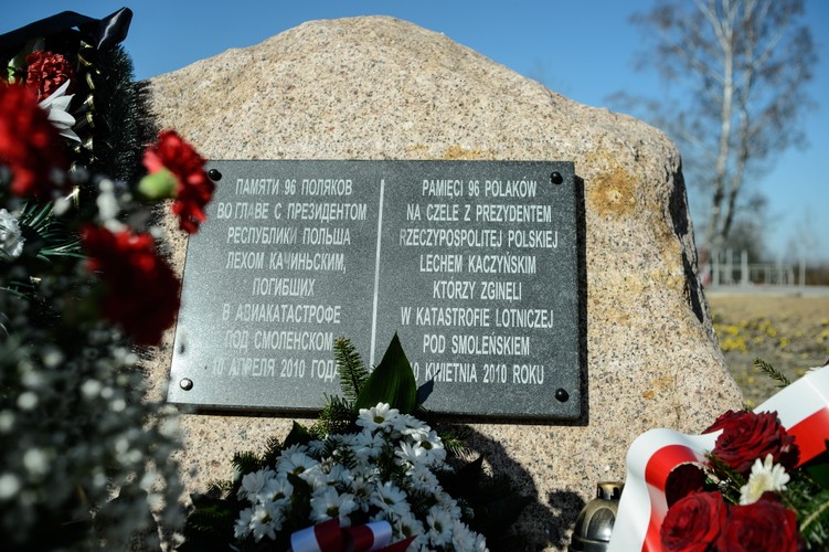 Miejsce katastrofy prezydenckiego tupolewa w Smoleńsku